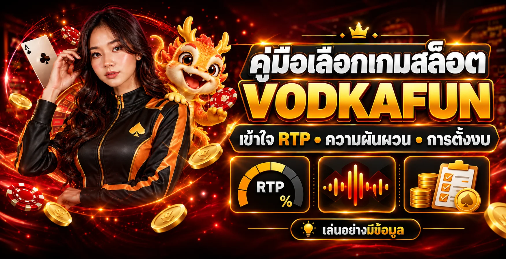 VODKAFUN คู่มือ RTP ความผันผวน และการตั้งงบ