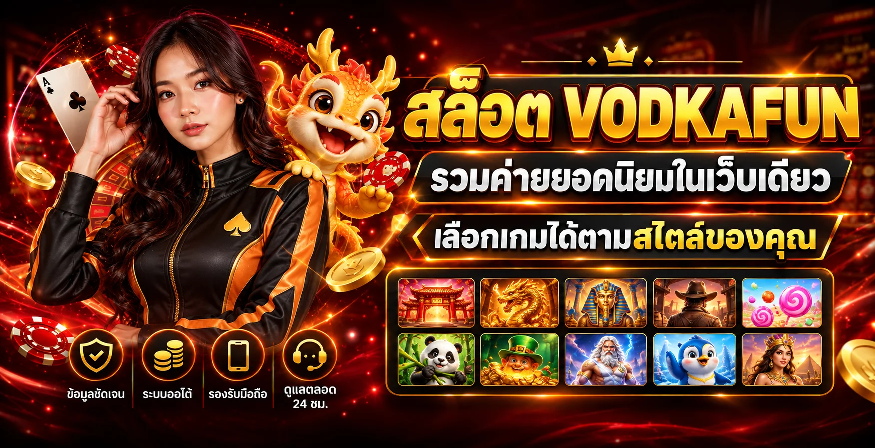 สล็อต VODKAFUN รวมเกมยอดนิยมและข้อมูลสำหรับเลือกเกม